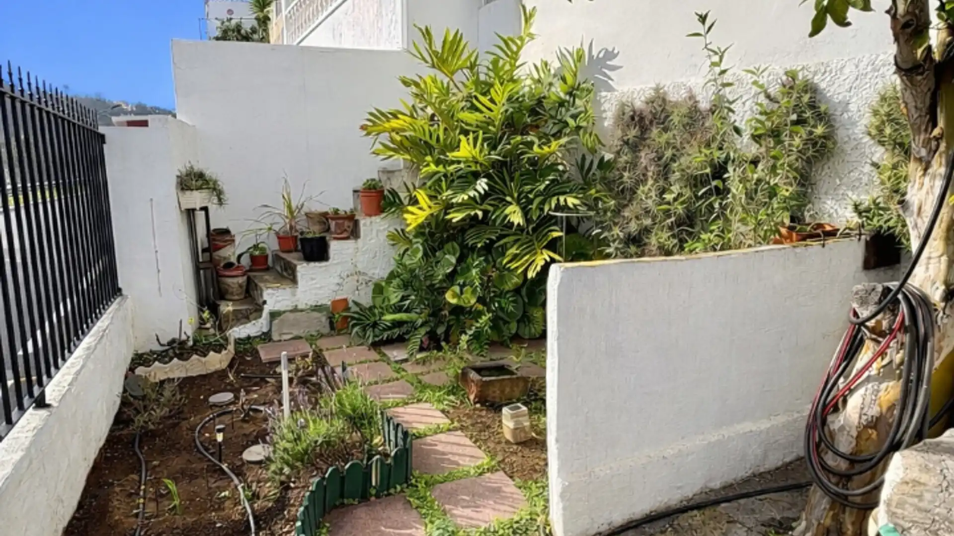 Jardí de Casa adosada en venda en Moya (Las Palmas) amb Terrassa i Traster