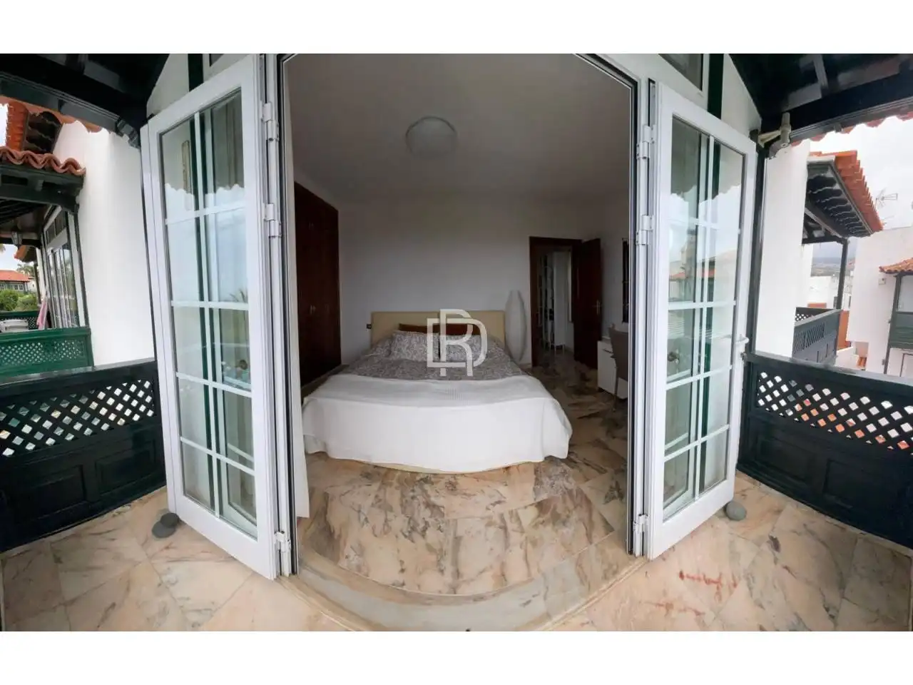 Dormitori de Casa adosada de lloguer en Puerto de la Cruz amb Terrassa, Moblat i Piscina comunitària