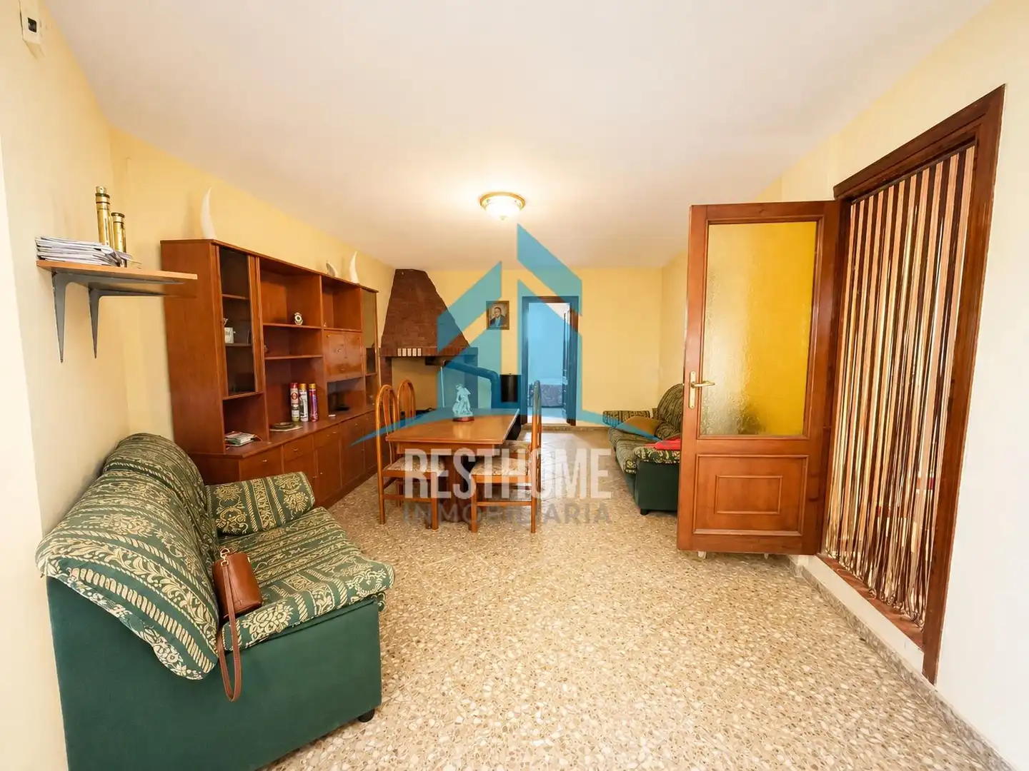 Sala de estar de Casa adosada en venta en Alborea
