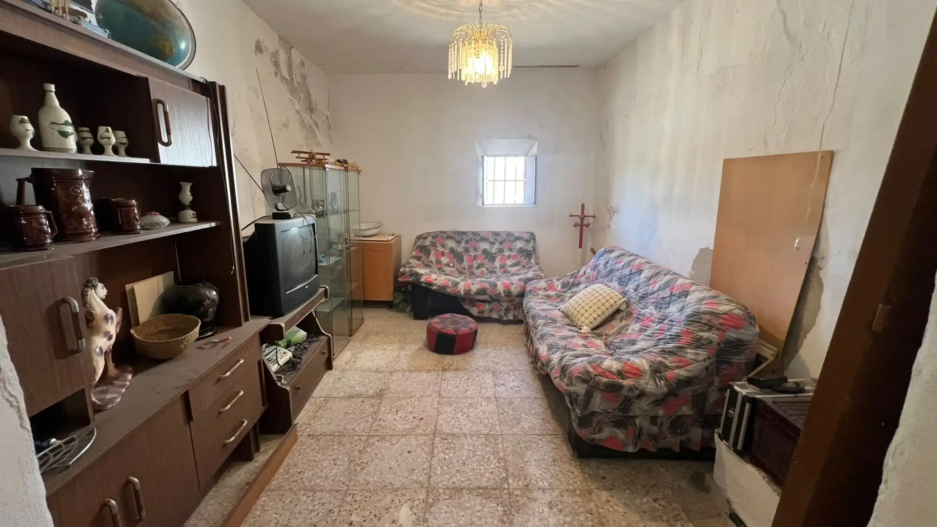 Sala d'estar de Finca rústica en venda en Lucainena de las Torres amb Terrassa