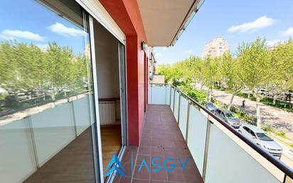 Balcony of Flat for sale in Igualada  with Heating, Terrace and Storage room
