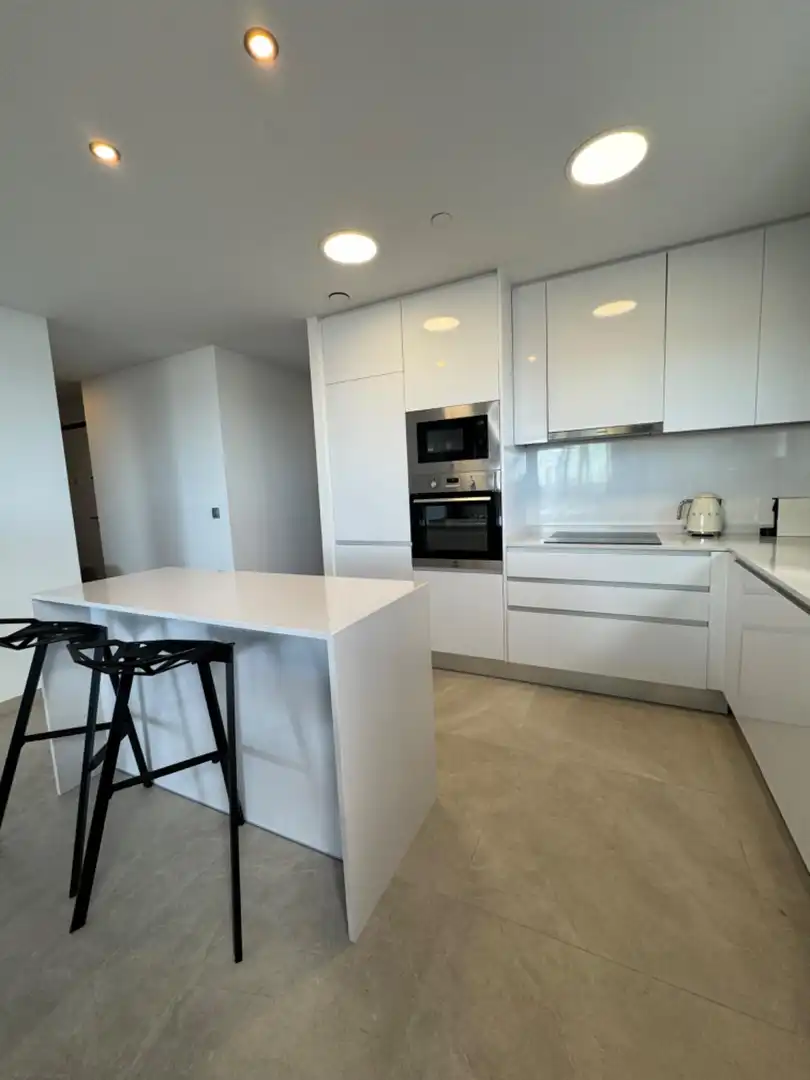 Kitchen of Apartments for rent in Benidorm  with Air Conditioner, Heating and Private garden