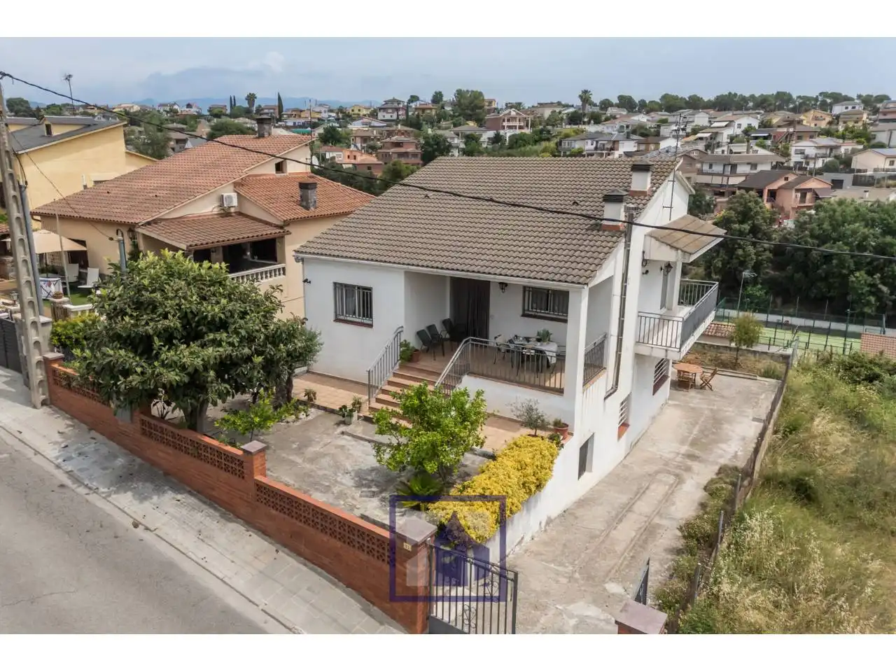 Vista exterior de Casa o chalet en venta en Lliçà d'Amunt con Calefacción, Jardín privado y Terraza