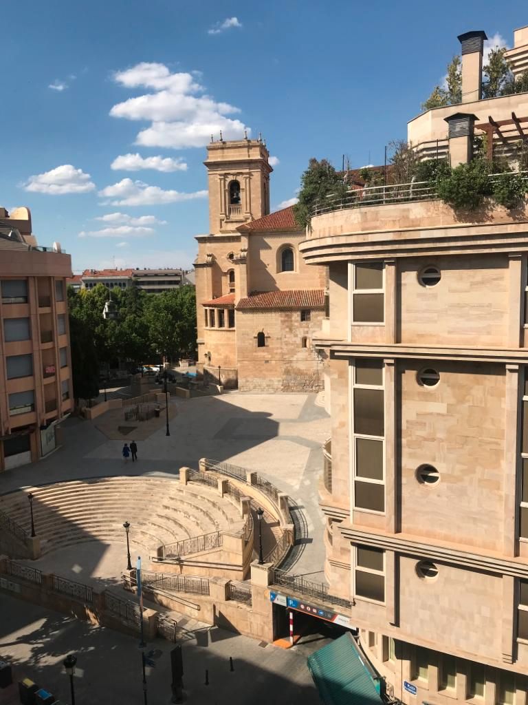 Exterior view of Attic for sale in  Albacete Capital  with Air Conditioner, Heating and Parquet flooring