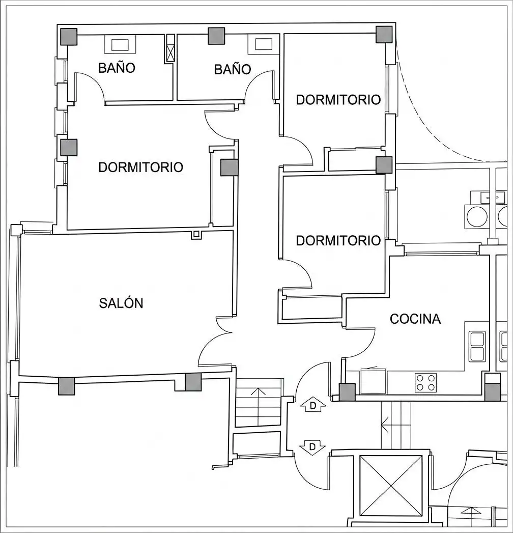 Wohnung zum Verkauf in LEANDRO FERNANDEZ MORATIN, Ciudad Jardín - Tagarete - El Zapillo