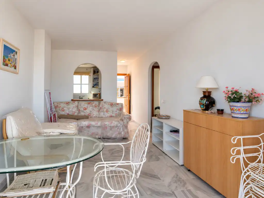 Living room of Flat for sale in Los Boliches 
