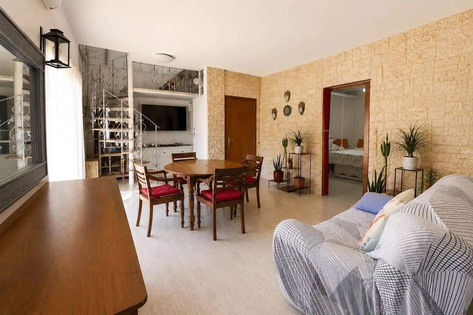 Sala d'estar de Apartament en venda en Roses amb Aire condicionat, Calefacció i Terrassa