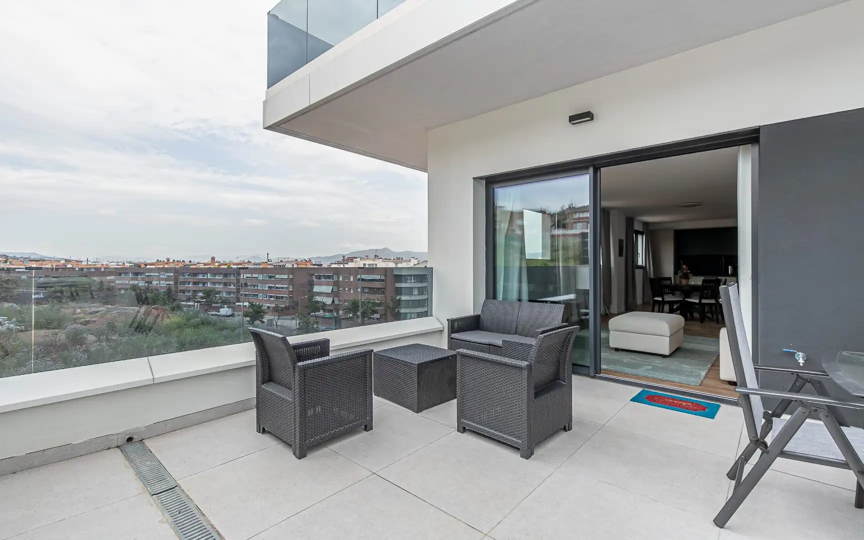 Terraza de Piso de alquiler en Sant Boi de Llobregat con Aire acondicionado, Calefacción y Jardín privado
