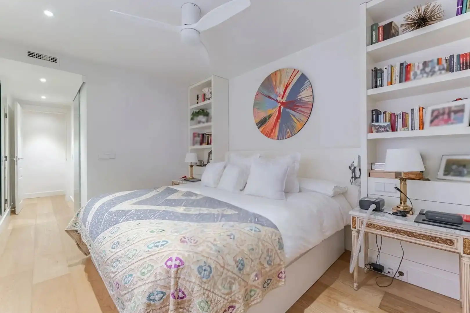 Bedroom of Flat for rent in Madrid  with Air Conditioner