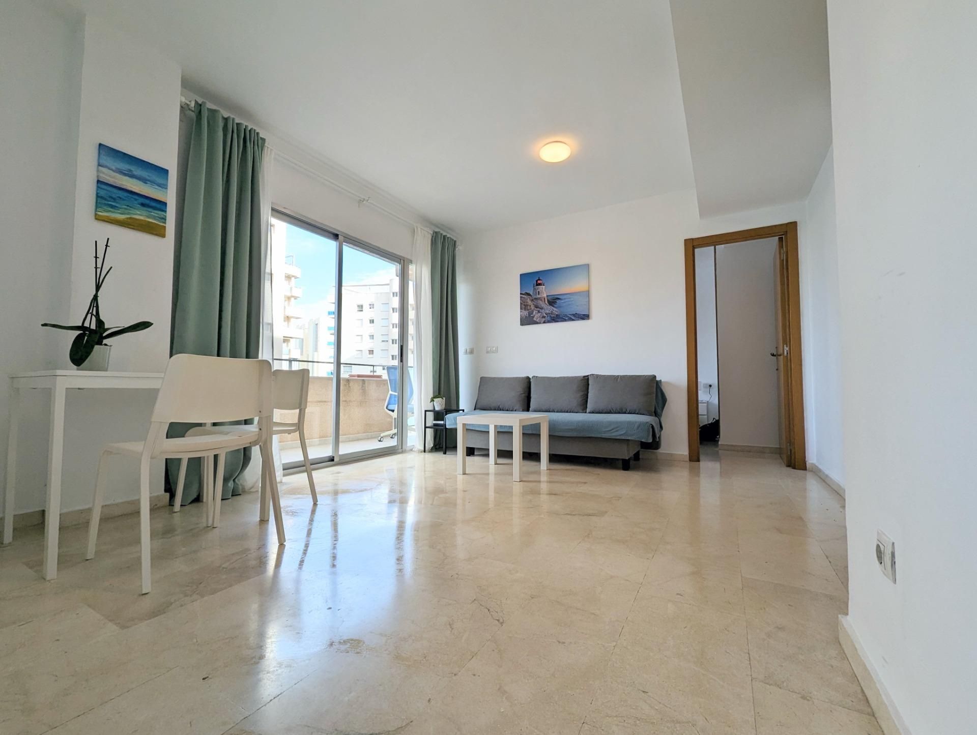 Living room of Apartment for sale in Villajoyosa / La Vila Joiosa  with Heating, Private garden and Terrace