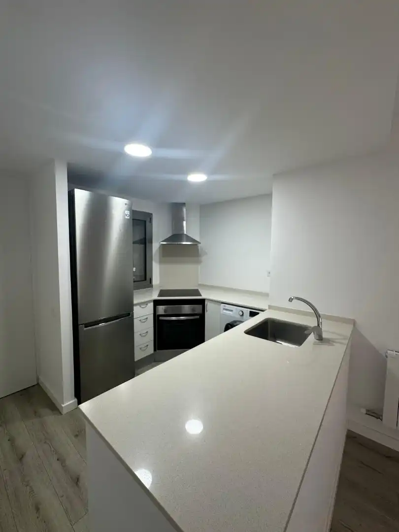 Küche von Wohnung zum Verkauf in Manresa mit Heizung, Parkett und Ofen
