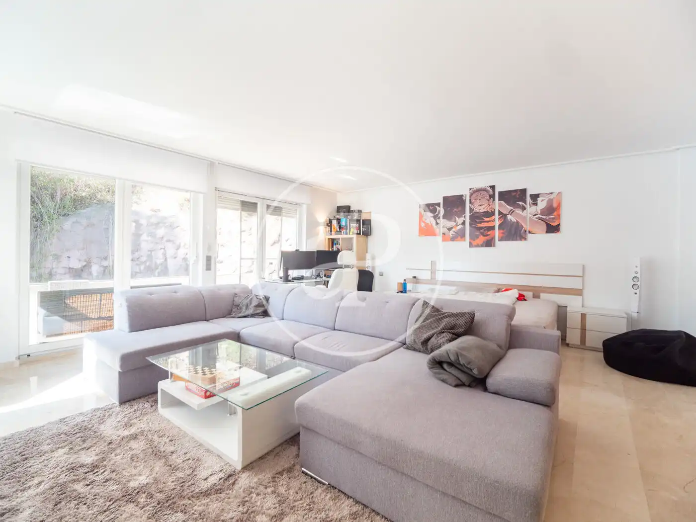 Sala de estar de Casa o chalet en venta en Gilet con Aire acondicionado, Calefacción y Jardín privado