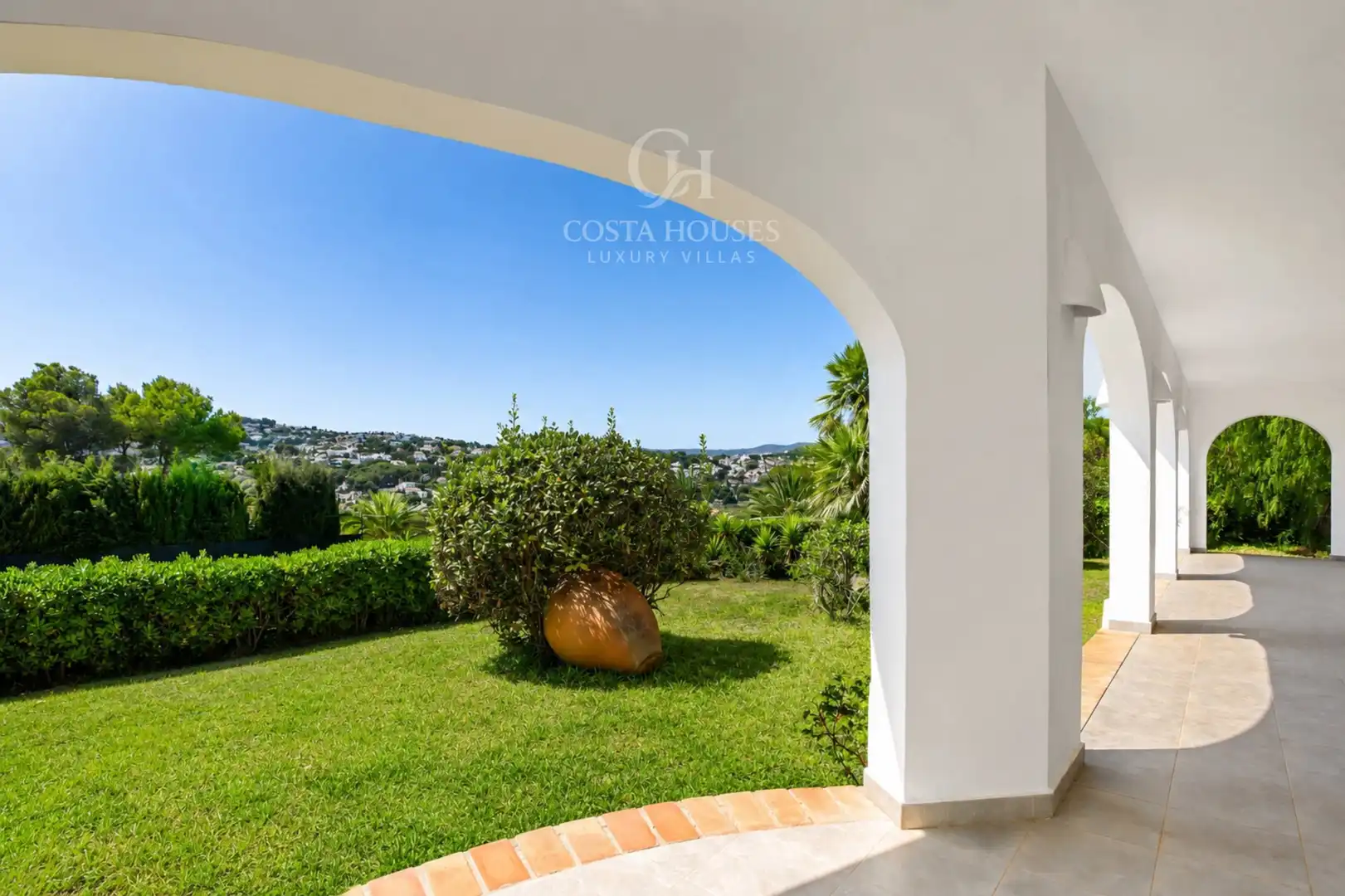 Jardí de Casa o xalet en venda en Moraira amb Aire condicionat, Calefacció i Jardí privat