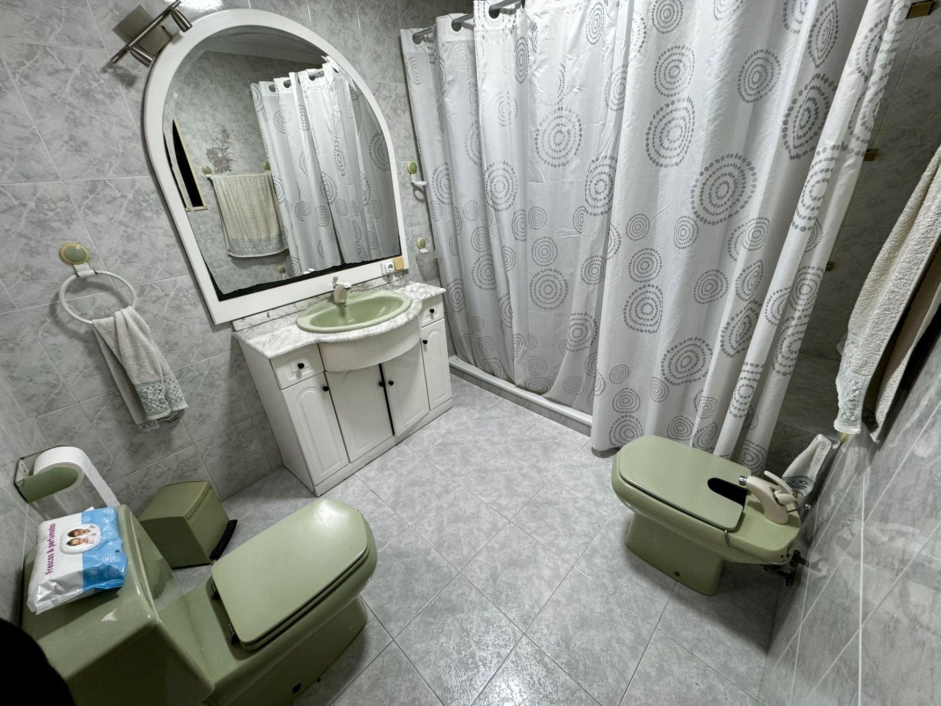 Bathroom of House or chalet for sale in Málaga Capital  with Air Conditioner, Terrace and Furnished