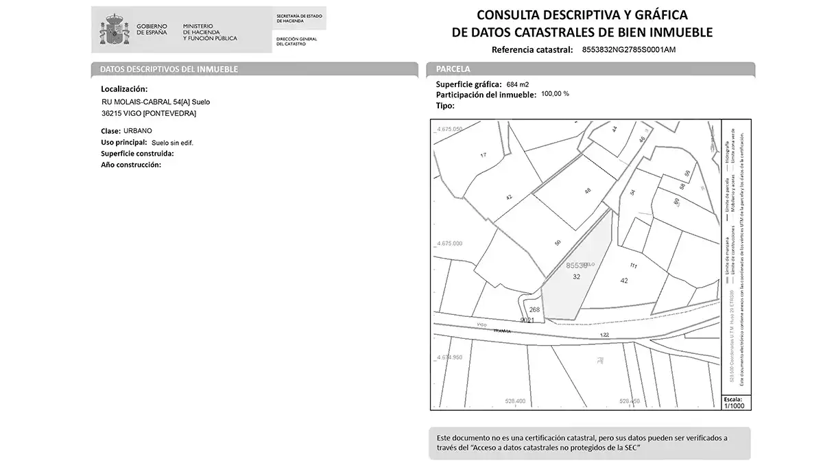Residencial en venta en MOLAIS-CABRAL, -1, Cabral - Candeán
