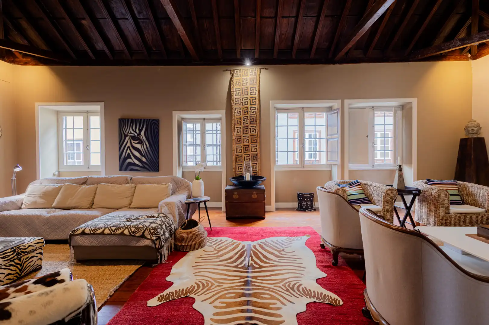 Sala d'estar de Casa o xalet en venda en La Orotava amb Jardí privat, Parquet i Moblat
