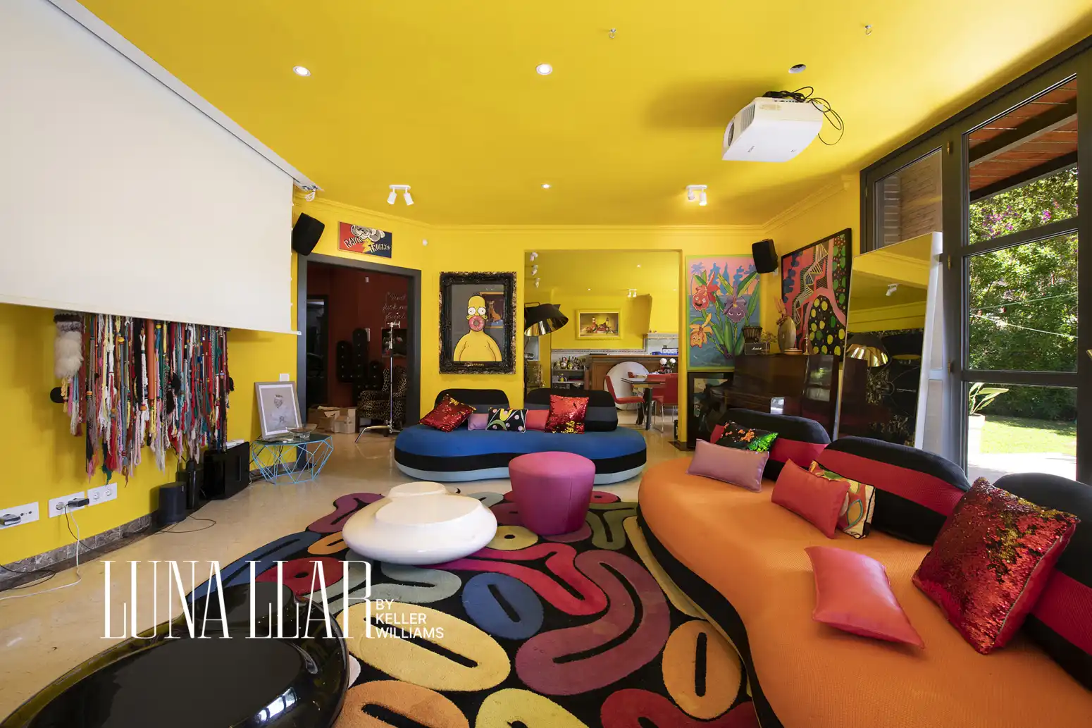 Wohnzimmer von Haus oder Chalet zum Verkauf in Castelldefels mit Terrasse und Schwimmbad