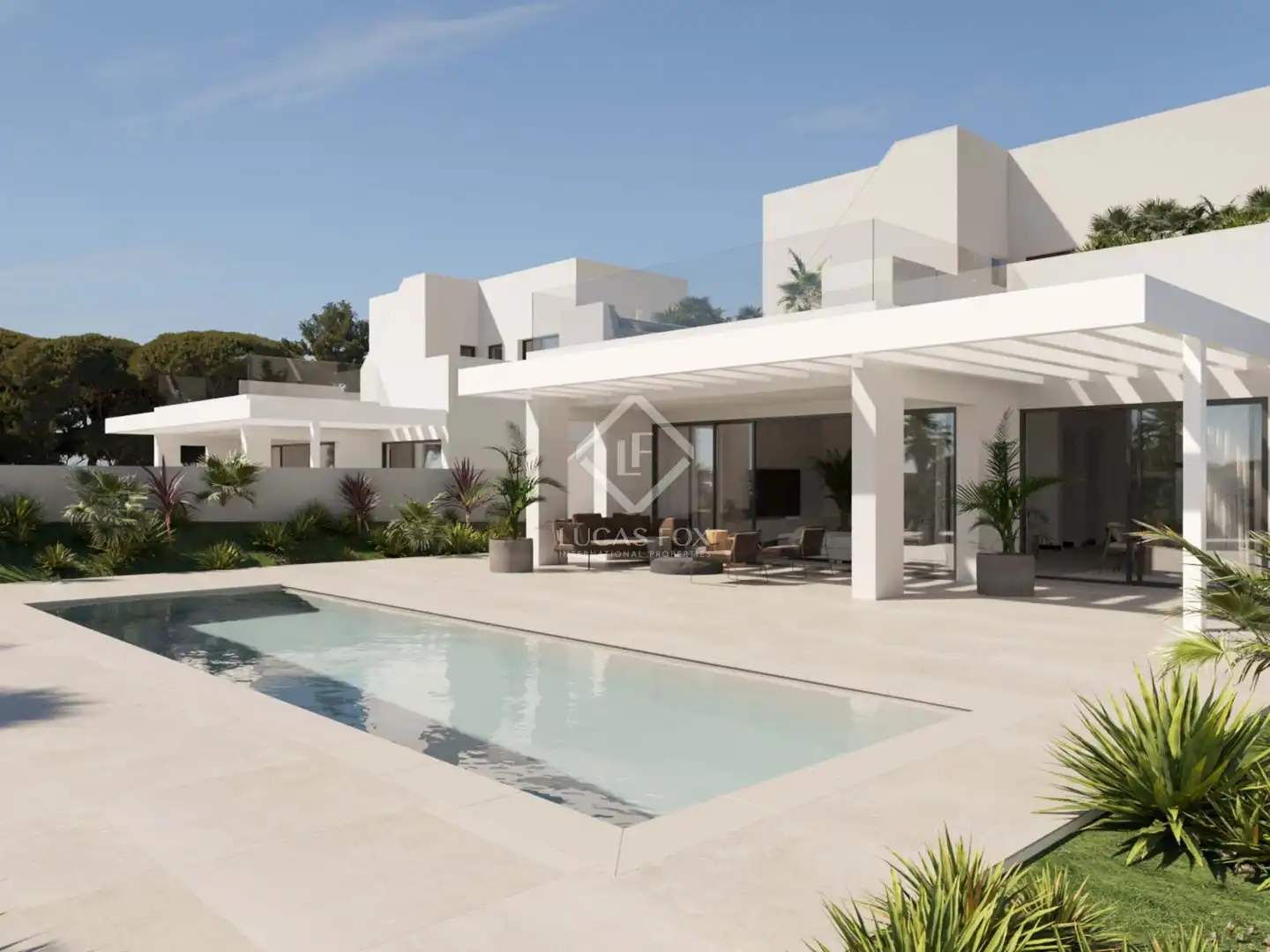 Vista exterior de Casa o xalet en venda en Santa Eulària des Riu amb Aire condicionat, Jardí privat i Terrassa