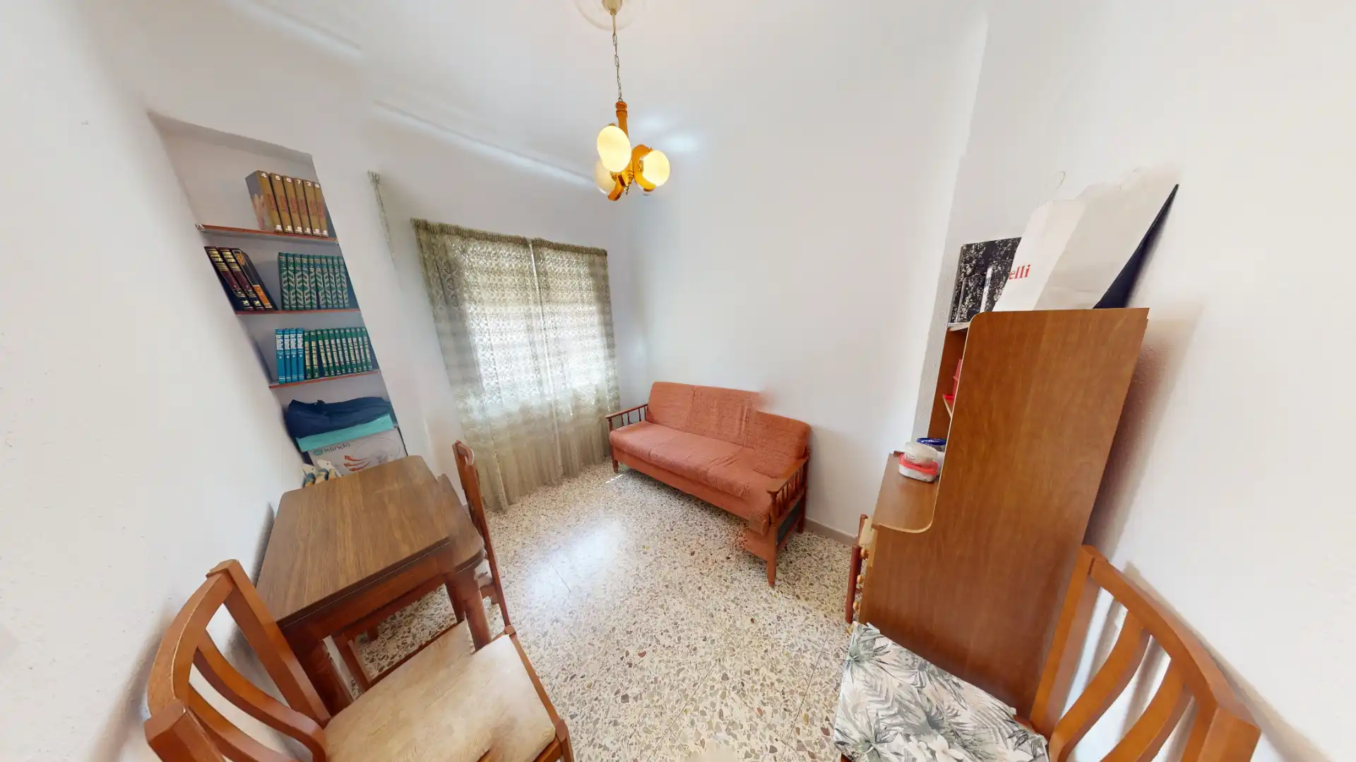 Sala d'estar de Pis en venda en Alicante / Alacant amb Moblat i Balcó