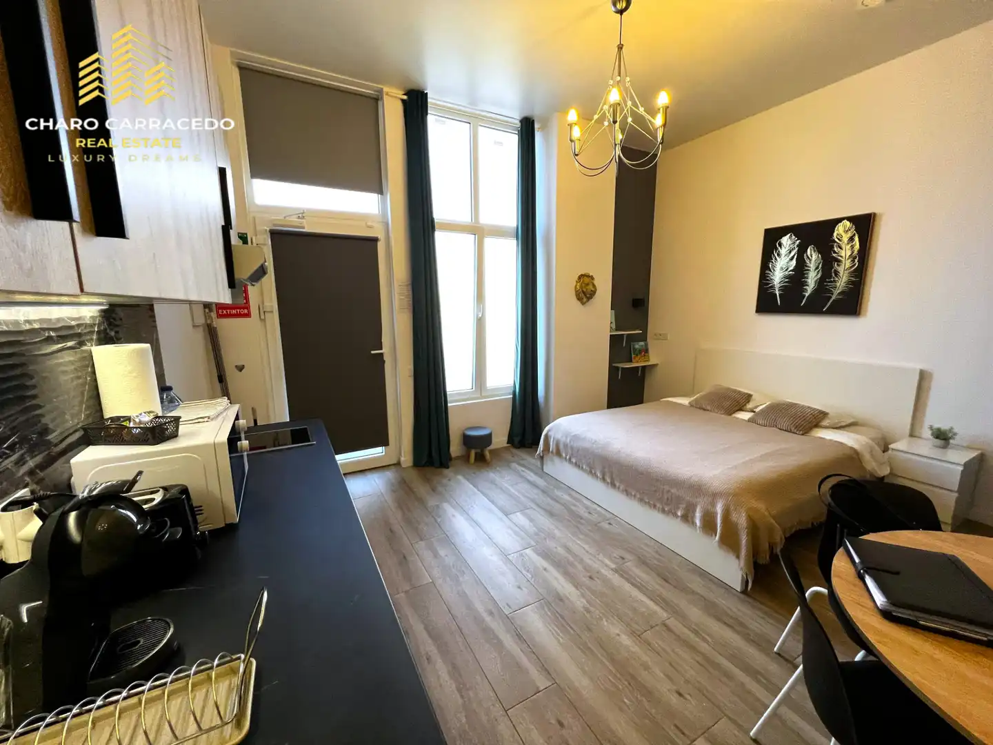 Habitación de Apartamento en venta en Valencia con Aire acondicionado, Amueblado y Lavadora