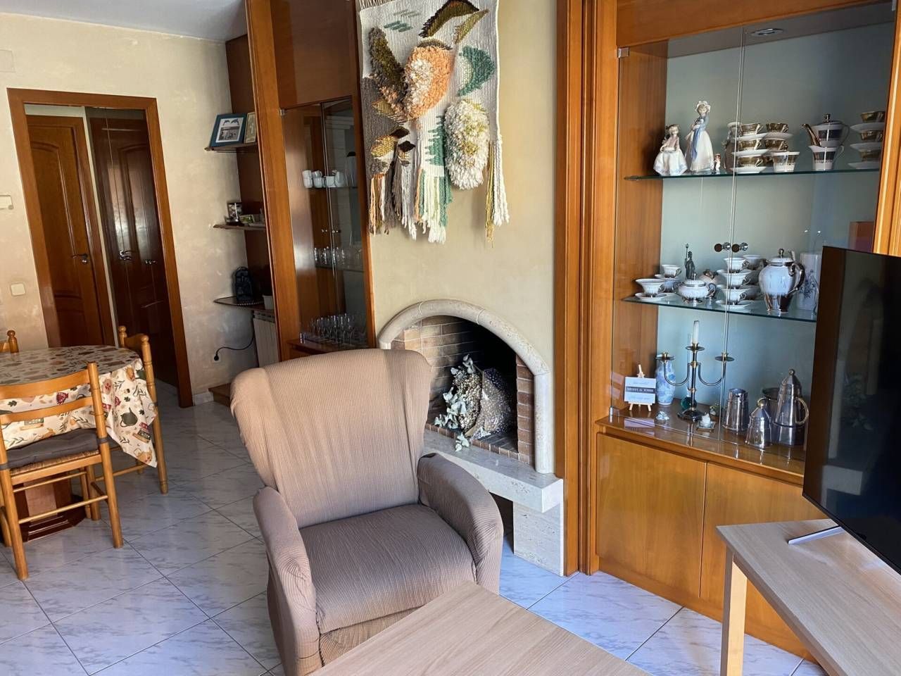 Sala de estar de Casa adosada en venta en Pineda de Mar con Terraza