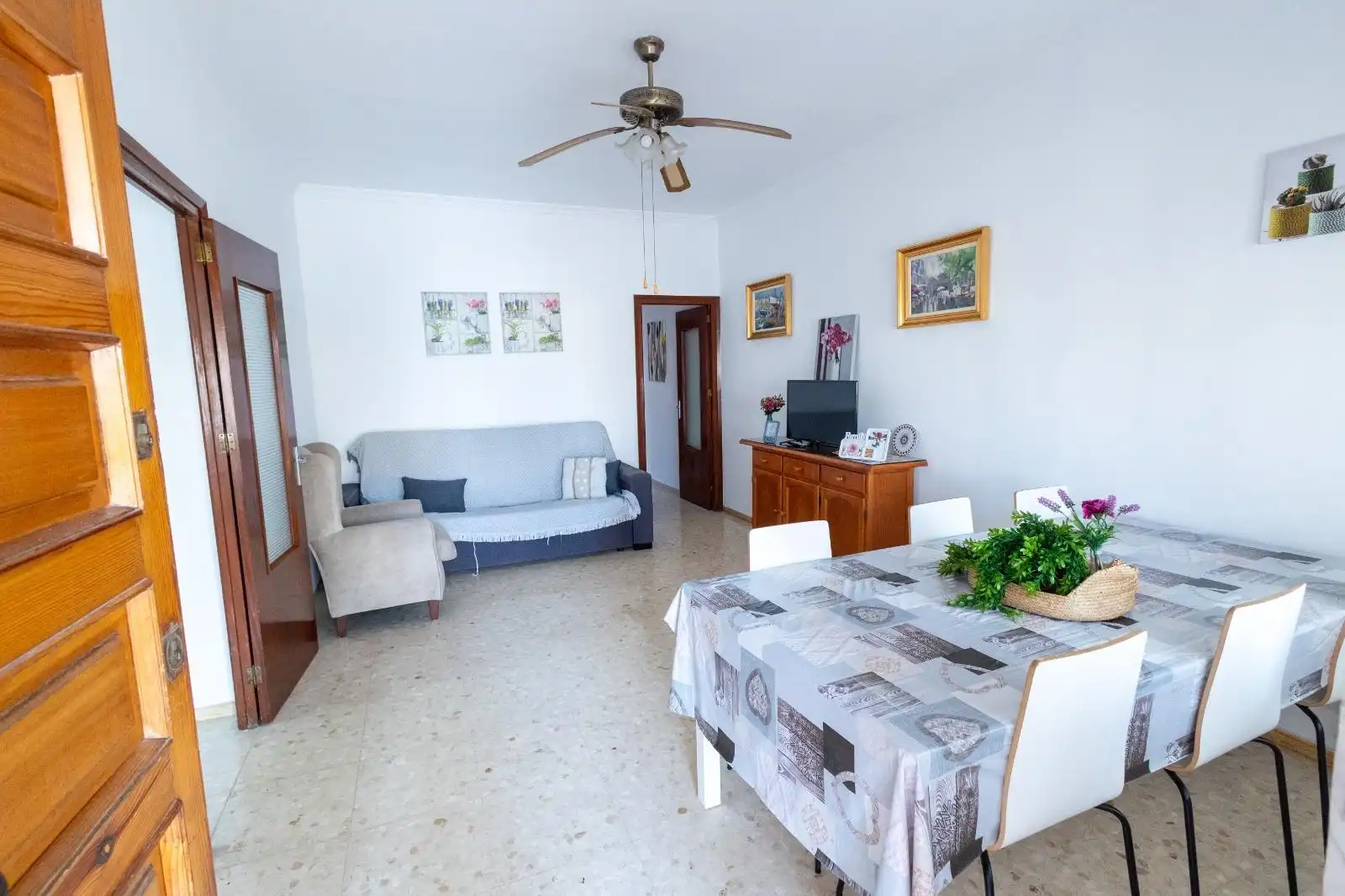 Wohnzimmer von Haus oder Chalet zum Verkauf in Chipiona mit Terrasse und Möbliert