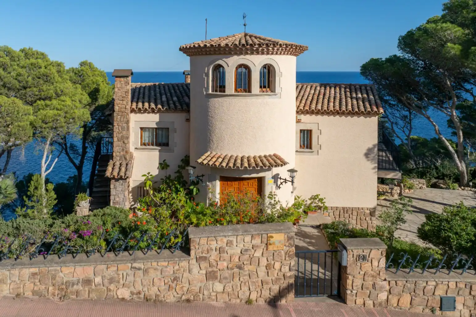 Vista exterior de Casa o chalet en venta en Palafrugell con Aire acondicionado, Calefacción y Jardín privado