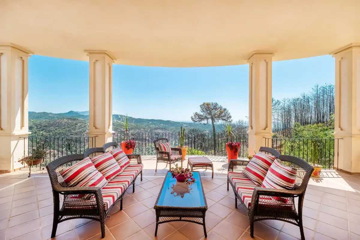 Terraza de Finca rústica en venta en Estepona con Aire acondicionado, Terraza y Trastero