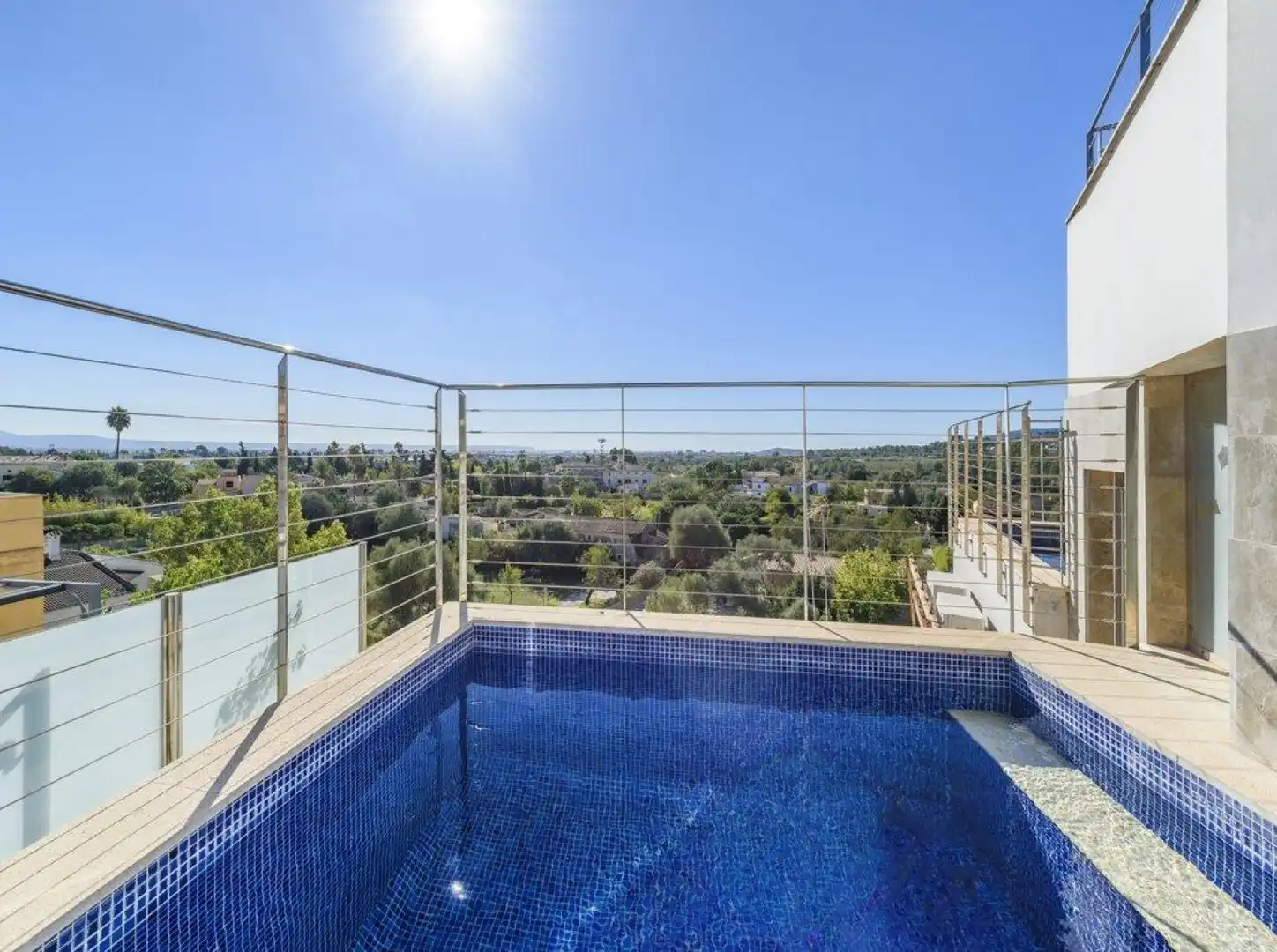 Piscina de Ático en venta en  Palma de Mallorca con Aire acondicionado, Calefacción y Parquet