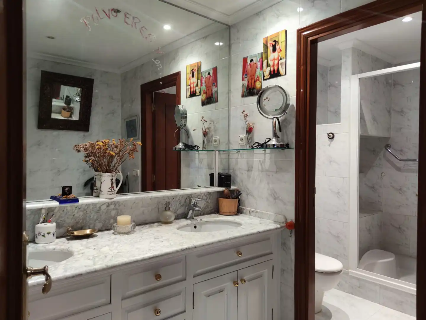Baño de Apartamento en venta en Ezcaray con Calefacción, Terraza y Trastero