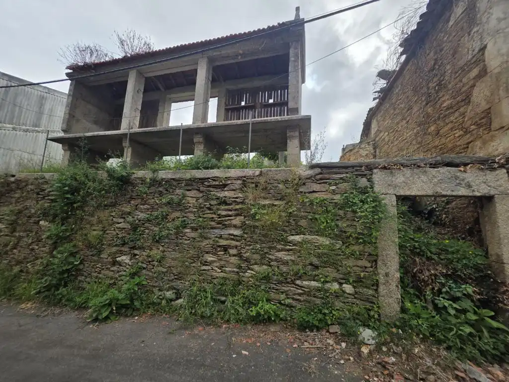 Vista exterior de Casa o chalet en venta en Lousame con Jardín privado