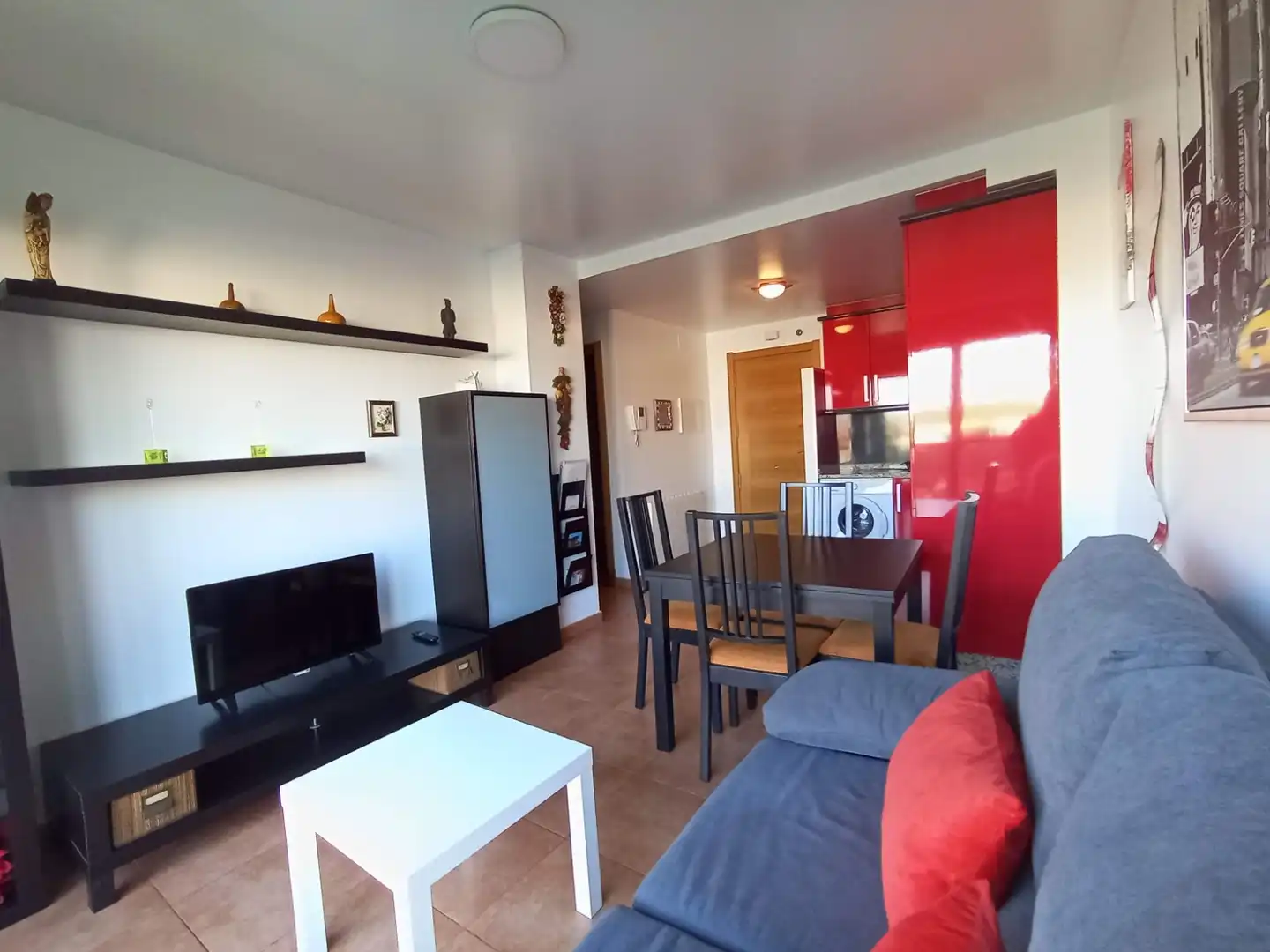 Sala d'estar de Apartament en venda en A Illa de Arousa  amb Calefacció, Parquet i Traster