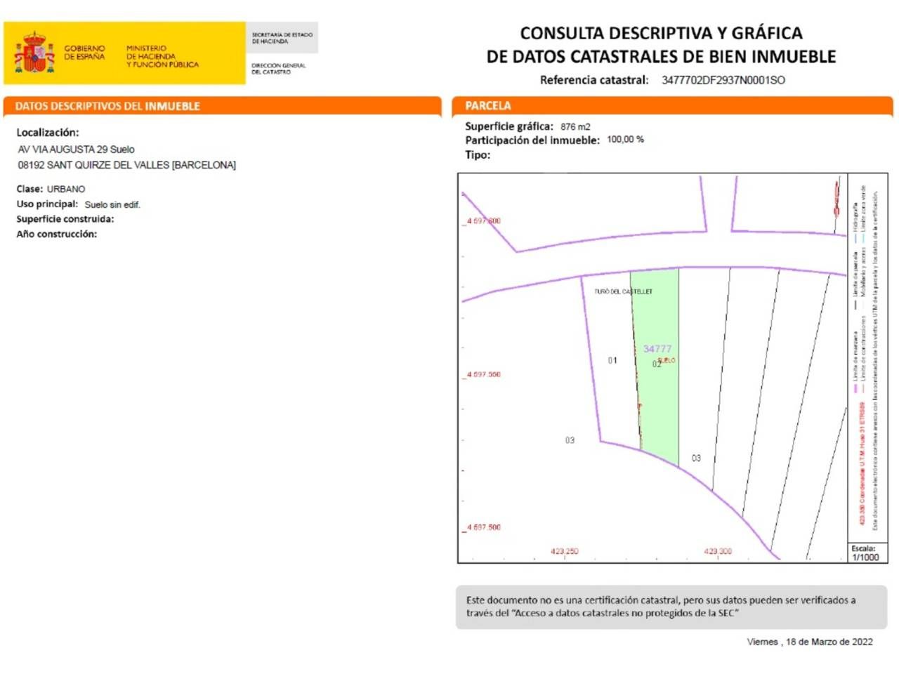 Land for sale in Sant Quirze del Vallès