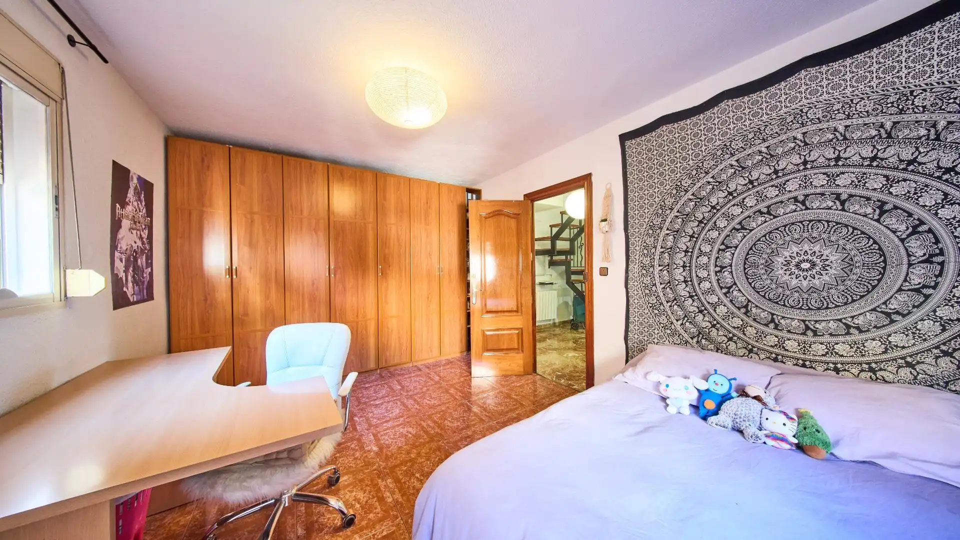 Schlafzimmer von Dachboden zum Verkauf in  Granada Capital mit Heizung, Terrasse und Balkon