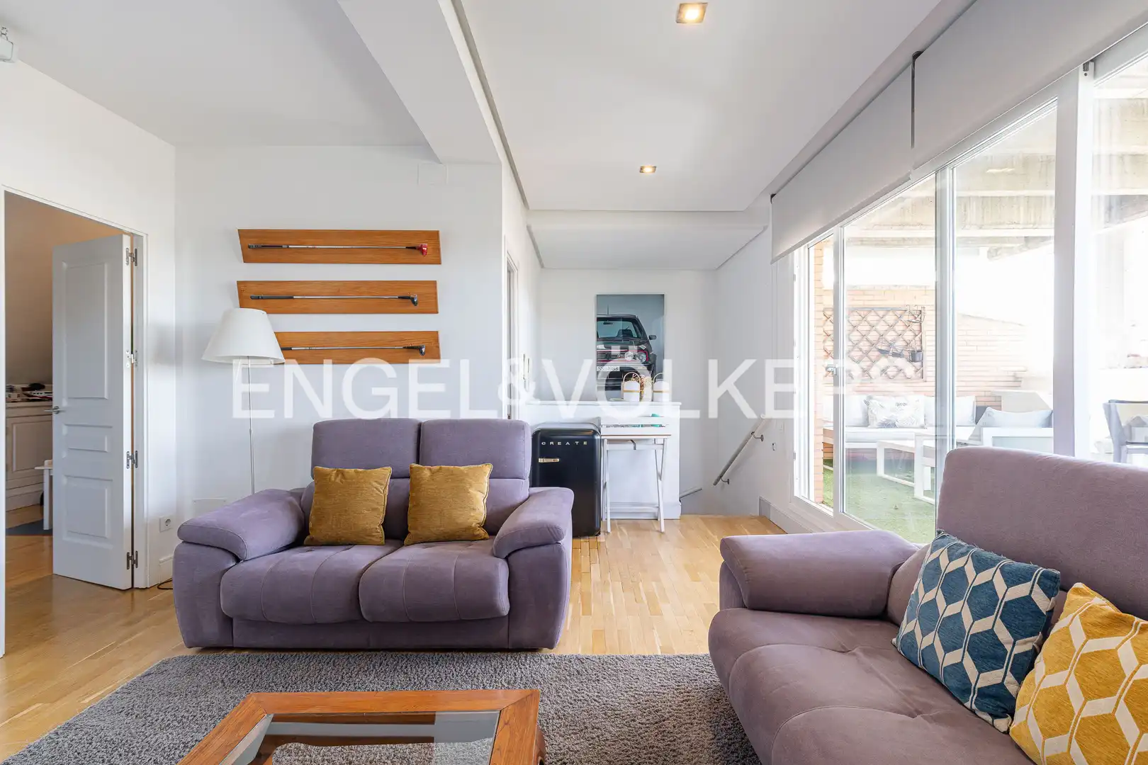 Living room of Duplexes for sale in Madrid  with Air Conditioner, Heating and Terrace