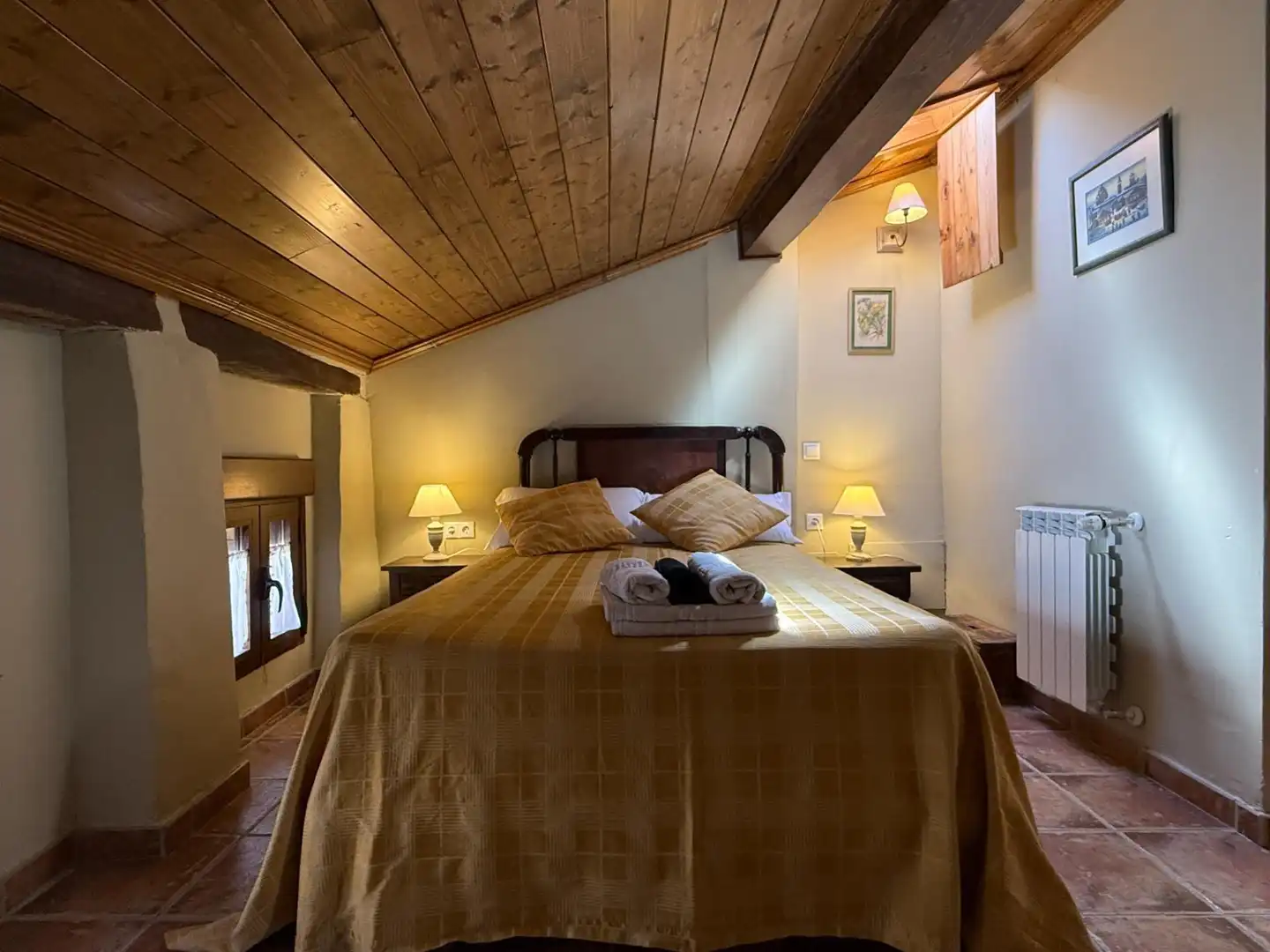 Habitación de Finca rústica en venta en Auñón con Terraza, Amueblado y Balcón