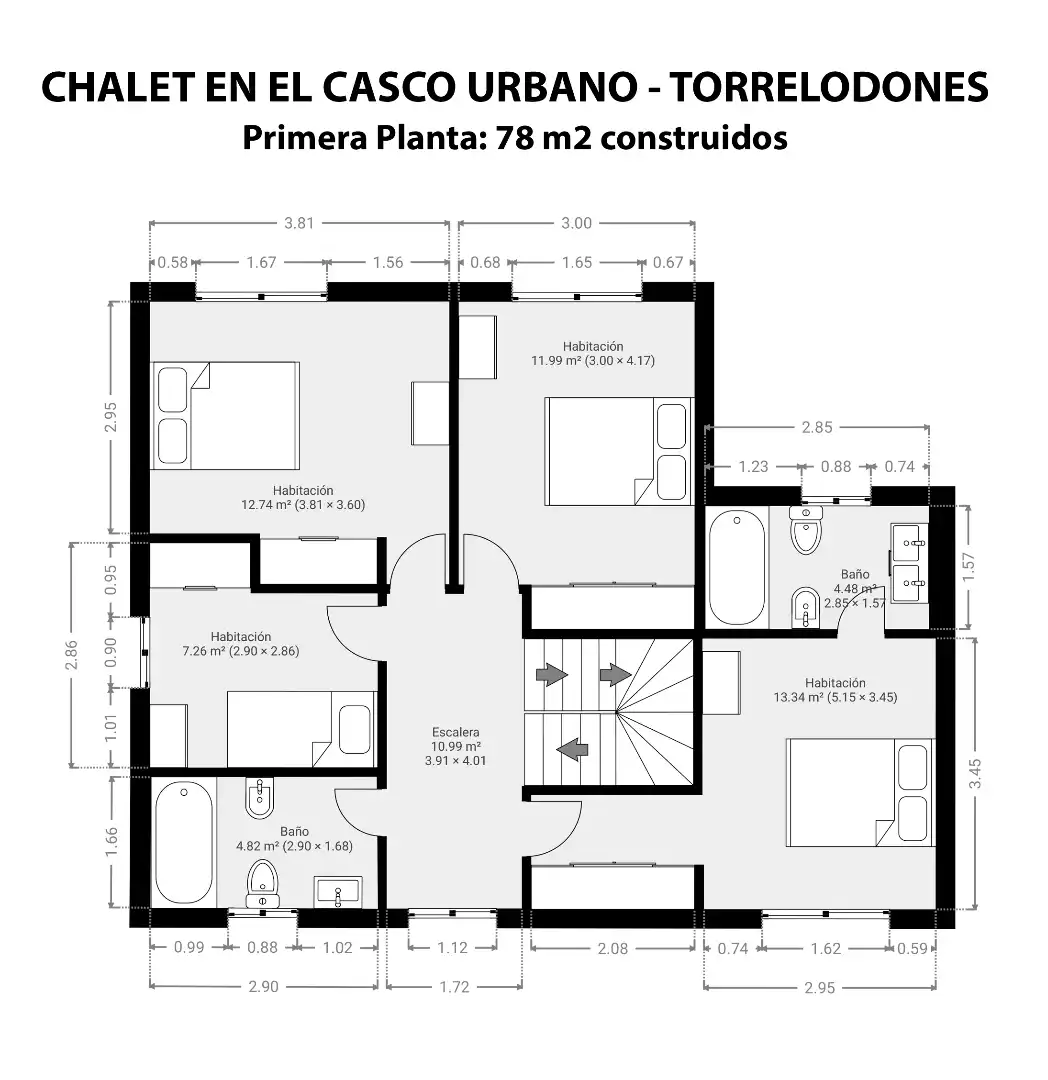 Haus oder Chalet zum Verkauf in Torrelodones mit Heizung, Privatgarten und Parkett