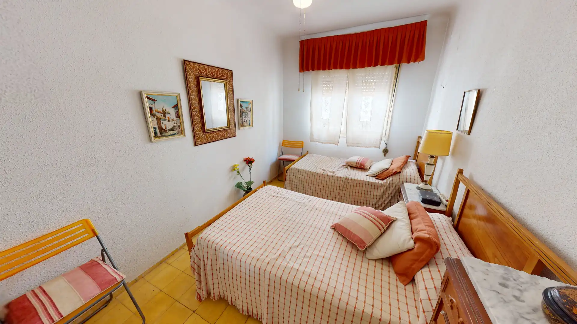 Schlafzimmer von Wohnung zum Verkauf in El Campello mit Möbliert, Ofen und Waschmaschine