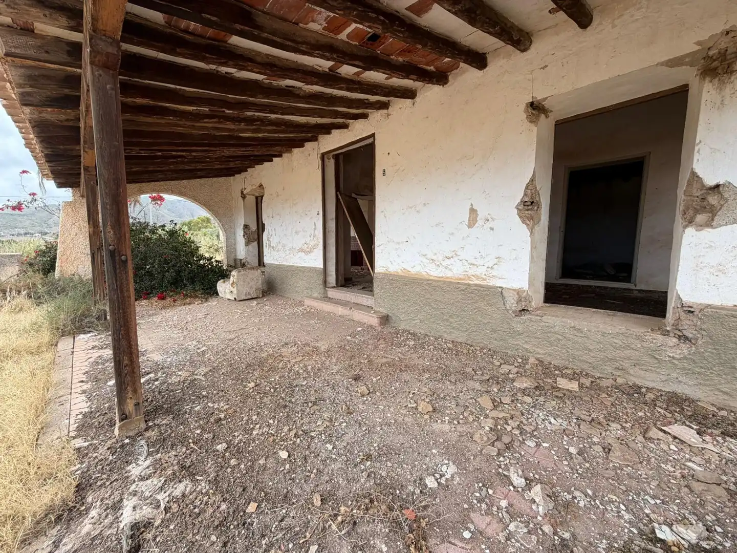 Vista exterior de Finca rústica en venta en Lorca con Jardín privado, Terraza y Piscina