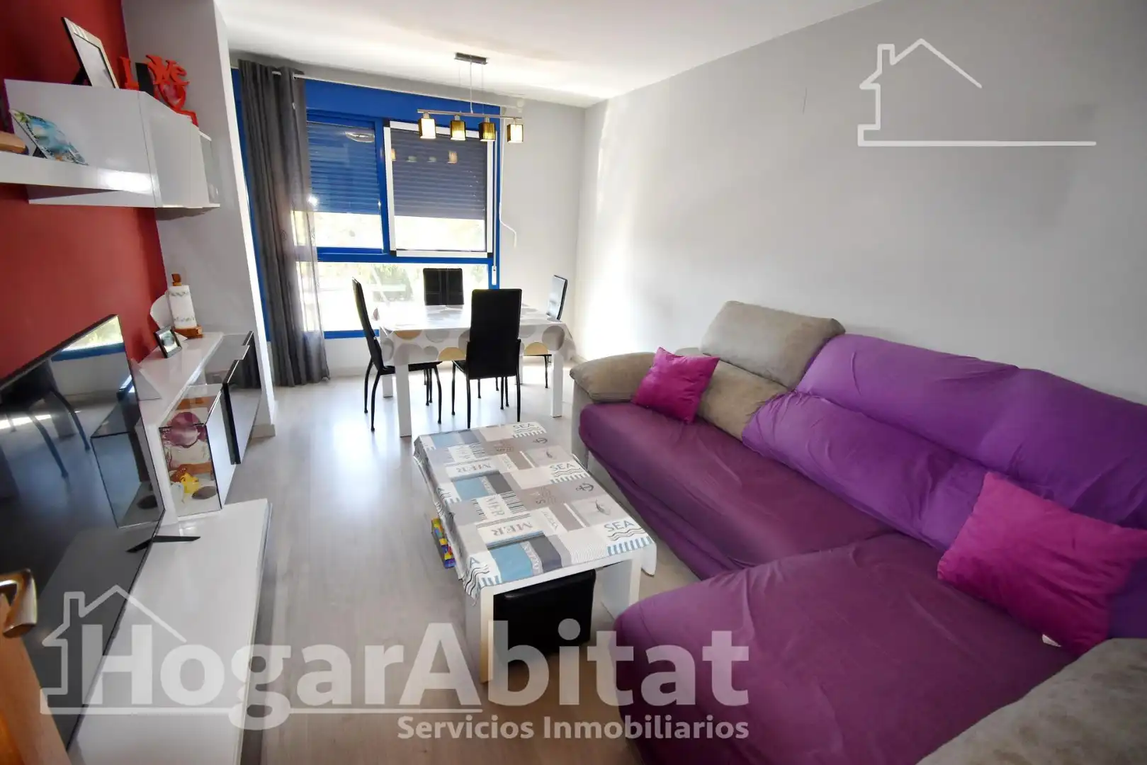 Sala d'estar de Pis en venda en Vila-real amb Aire condicionat, Calefacció i Parquet