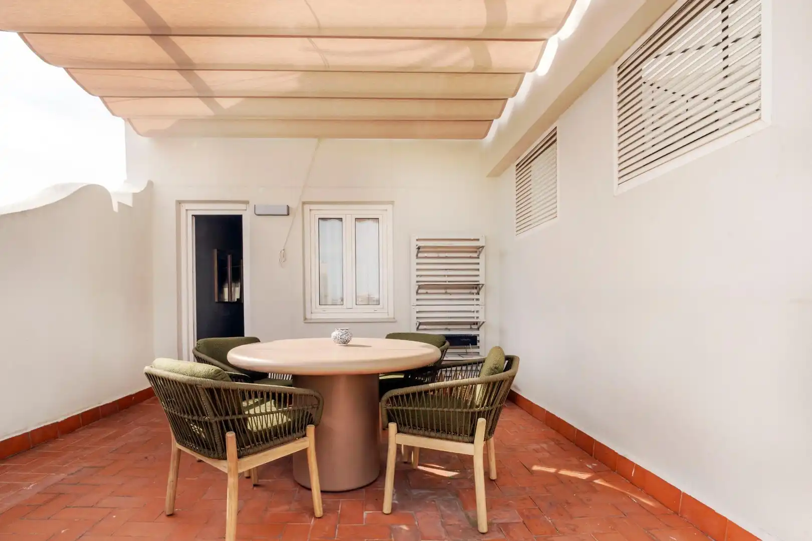Terrace of Attic for rent in Valencia  with Air Conditioner, Heating and Terrace