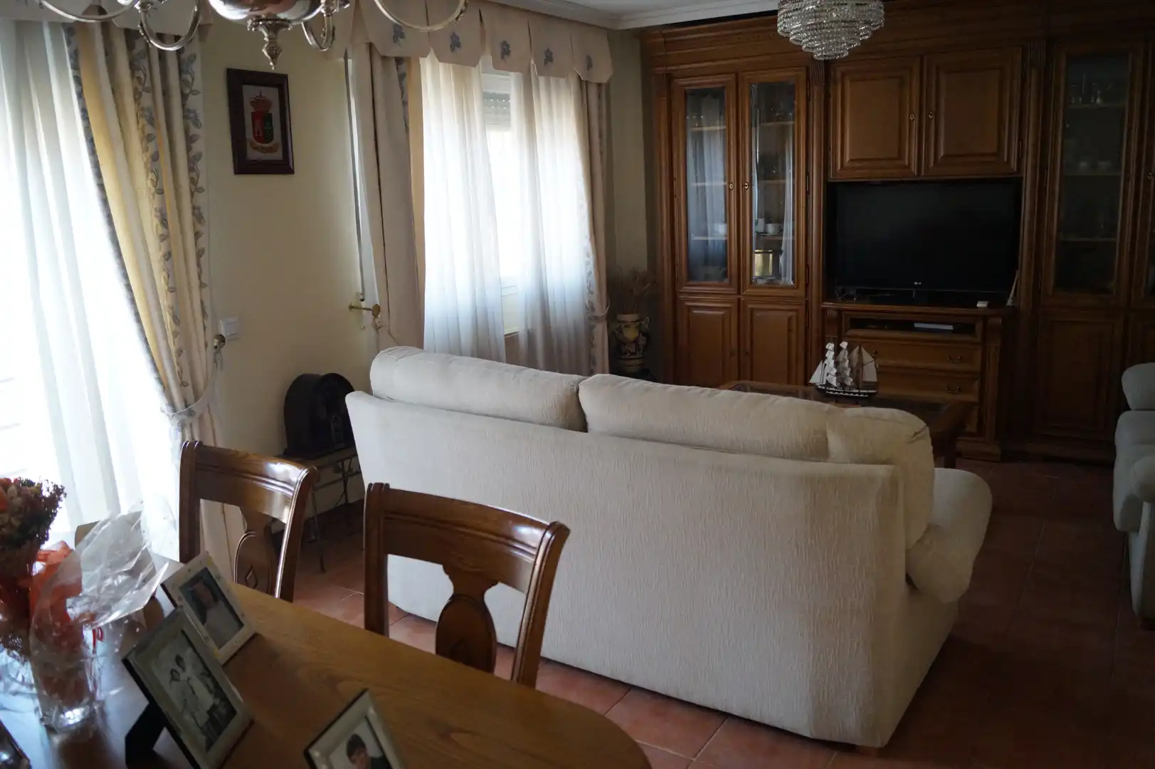 Sala de estar de Casa adosada en venta en Guadalajara con Jardín privado y Terraza