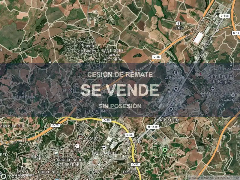 Vista exterior de Piso en venta en Manresa