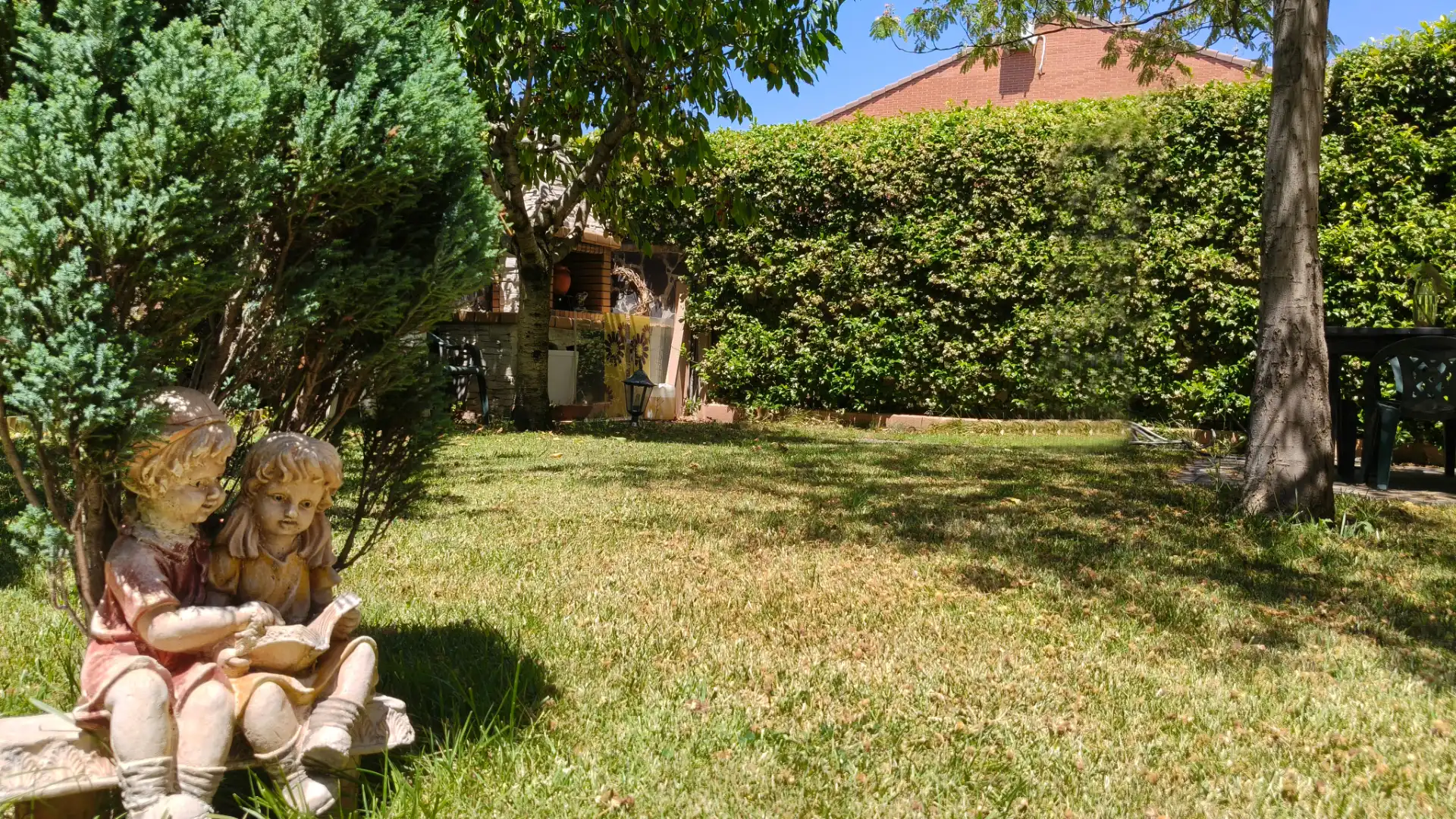 Jardín de Casa adosada en venta en Rivas-Vaciamadrid con Aire acondicionado, Calefacción y Jardín privado