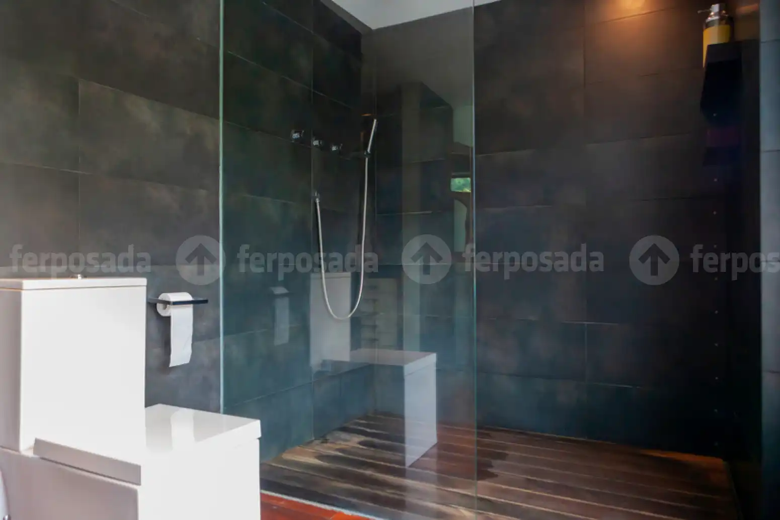 Baño de Casa o chalet en venta en Carreño con Aire acondicionado, Calefacción y Jardín privado