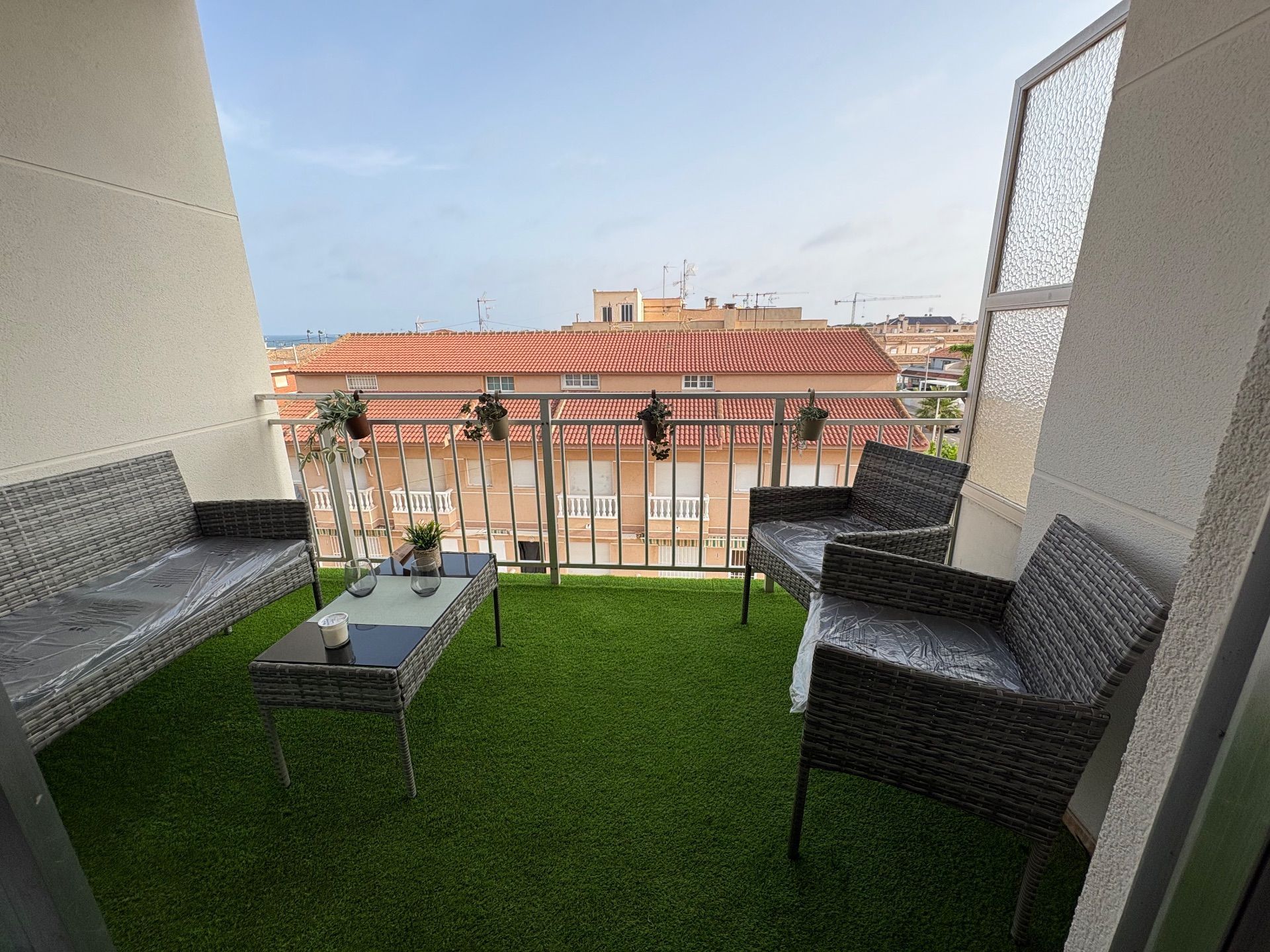 Balcony of Flat for sale in Pilar de la Horadada  with Air Conditioner, Heating and Terrace