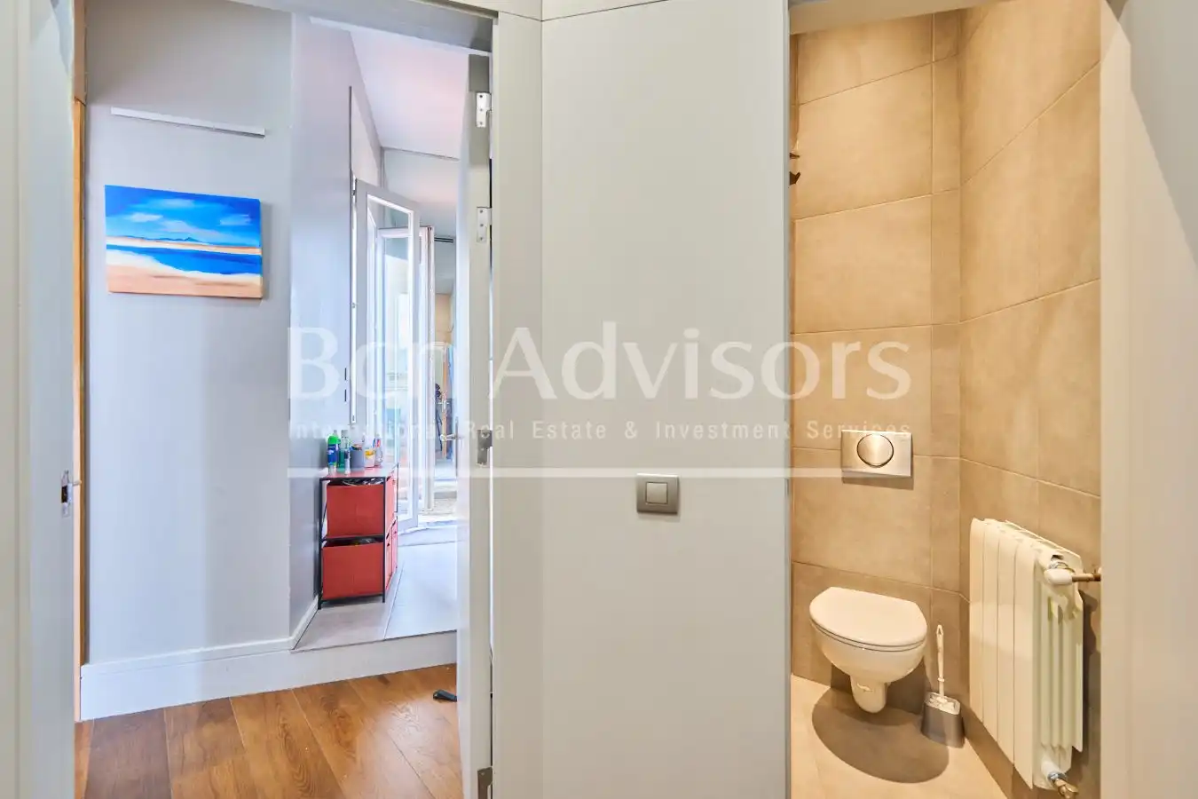 Bathroom of Attic for sale in Barcelona  with Air Conditioner, Heating and Parquet flooring