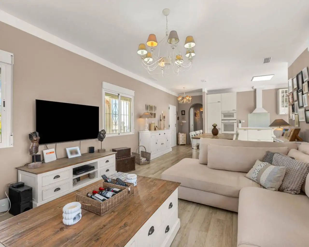 Living room of Houses for sale in Orihuela  with Air Conditioner, Heating and Terrace