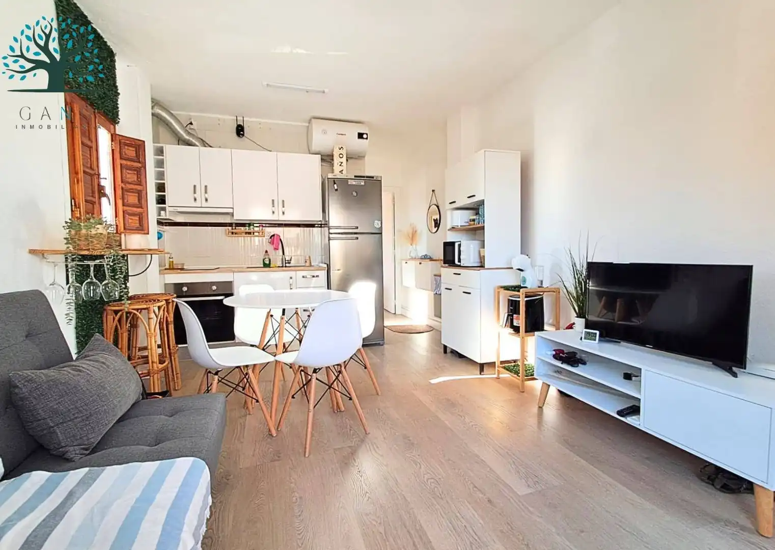 Cuina de Apartament en venda en Mazarrón amb Aire condicionat, Terrassa i Moblat