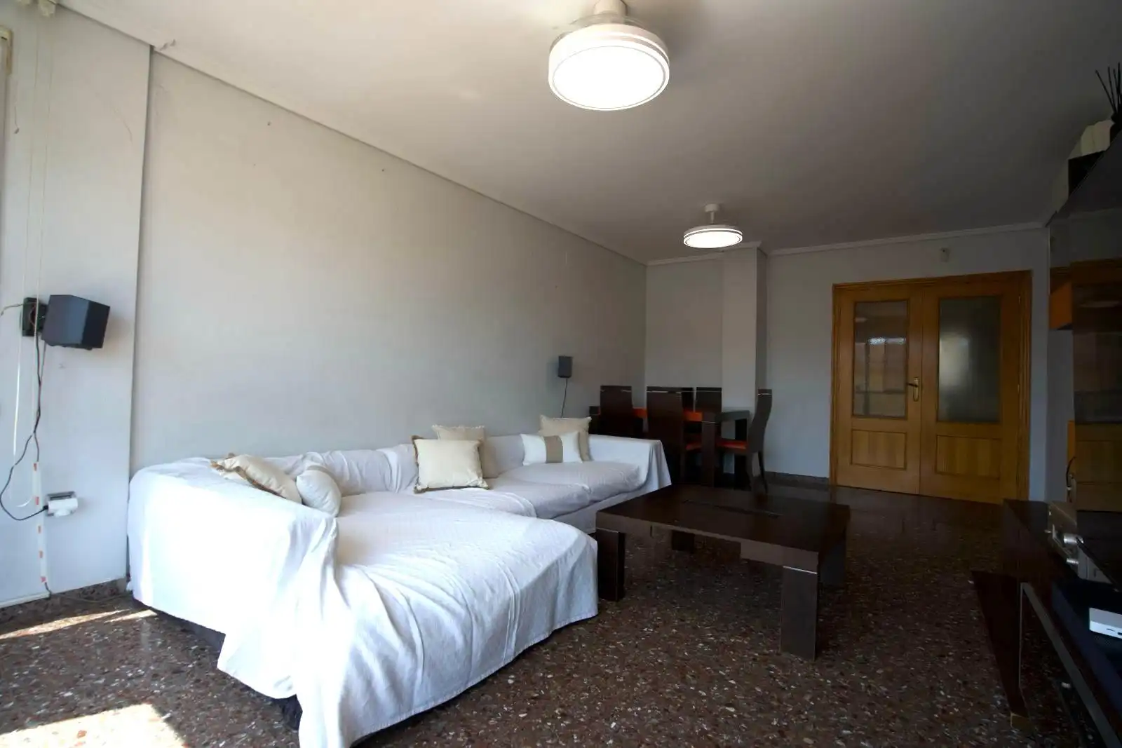 Sala de estar de Piso en venta en La Pobla de Farnals con Aire acondicionado, Horno y Balcón